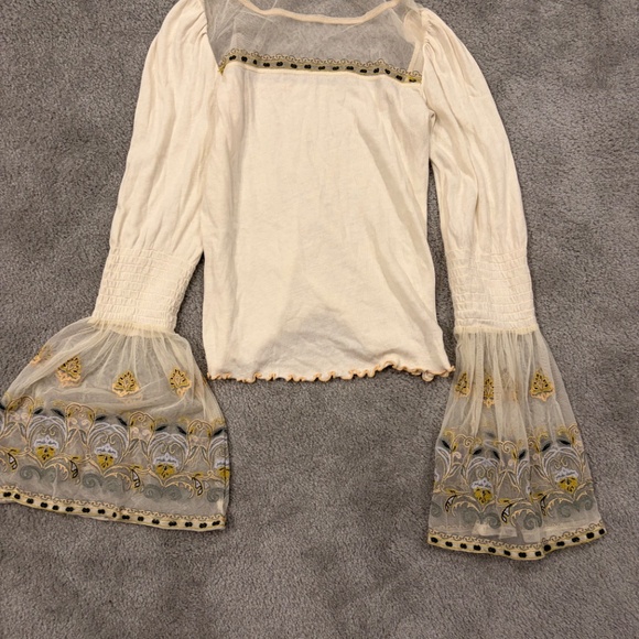 Free People High Tides shirt top size XS stretchy new - Picture 6 of 6